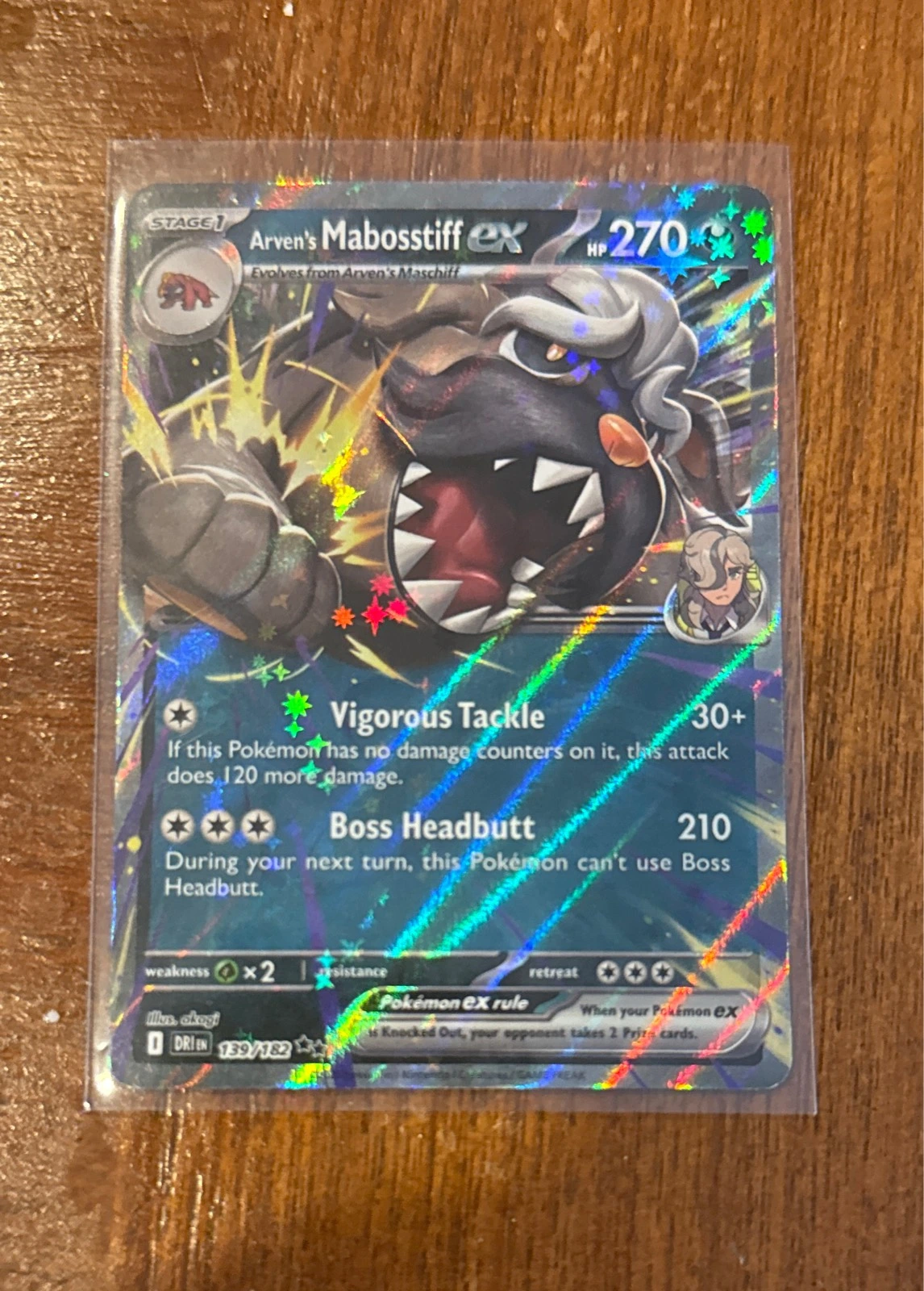 Mabosstiff ex - Scarlet & Violet #139/182