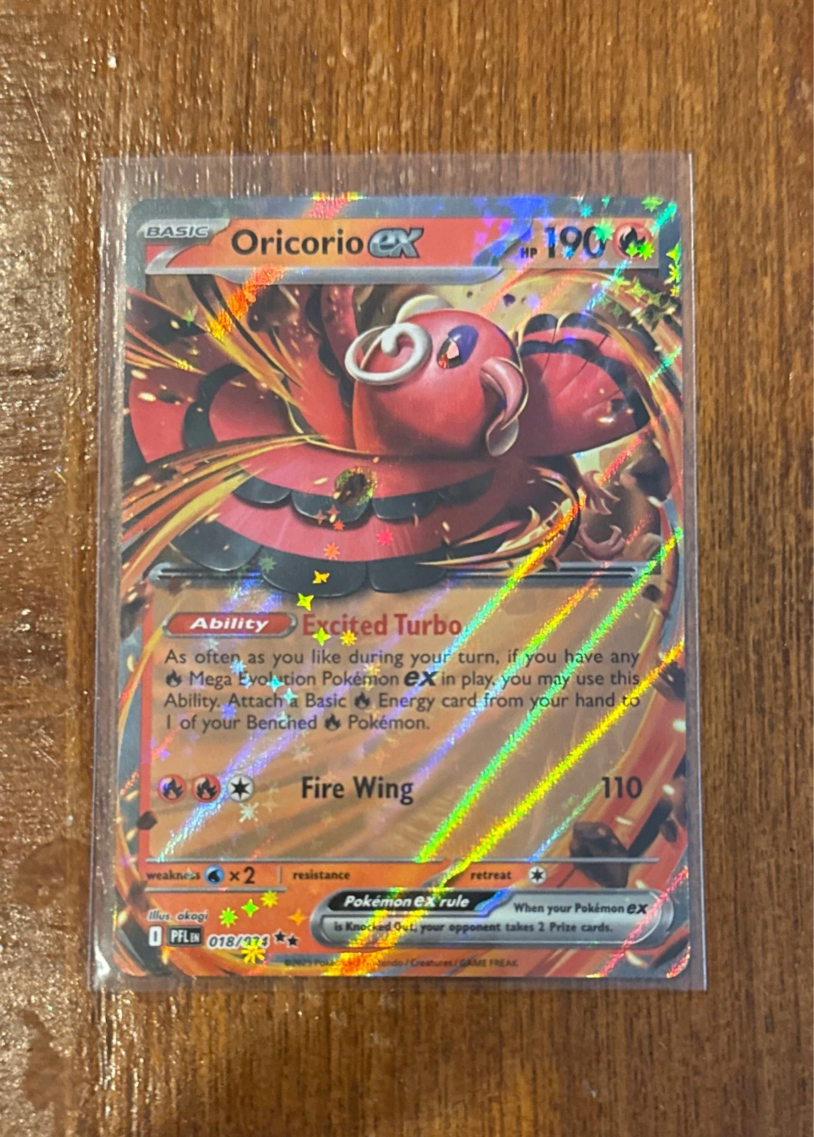 Oricorio ex - Paradox Rift #018/182