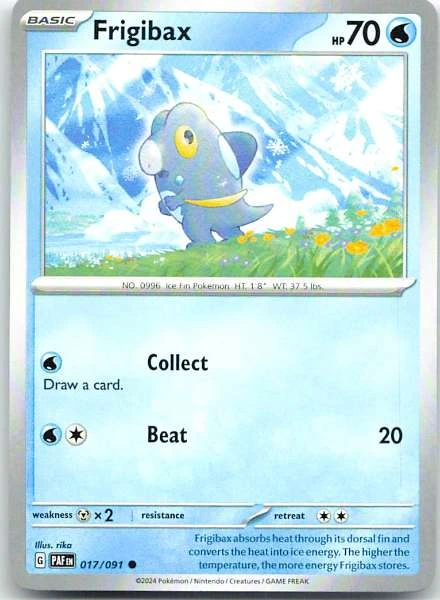 Frigibax - Paldean Fates #017/091