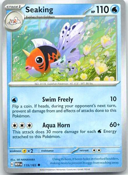Seaking - Scarlet & Violet 151 #119/165