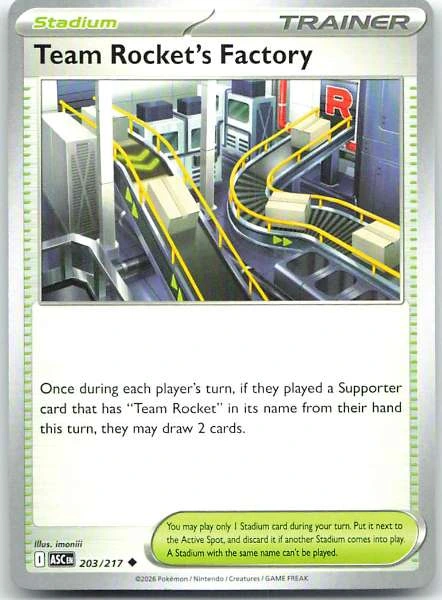 Team Rocket's Factory - Ascended Heroes #203/217