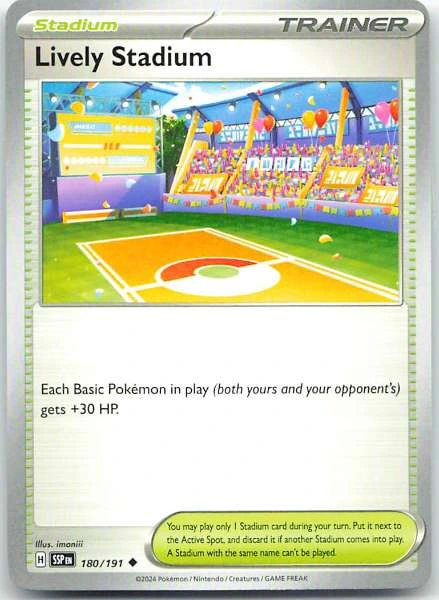 Lively Stadium - Surging Sparks #180/191