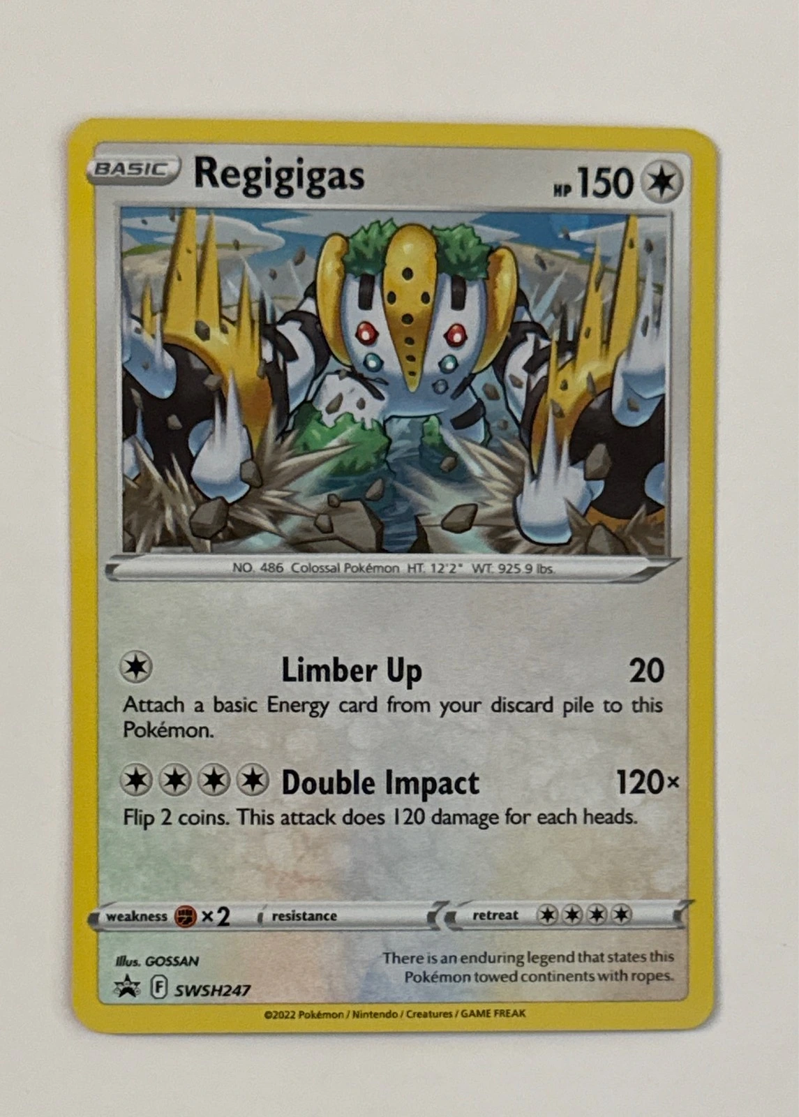 Regigigas - Sword & Shield Black Star Promos #SWSH247