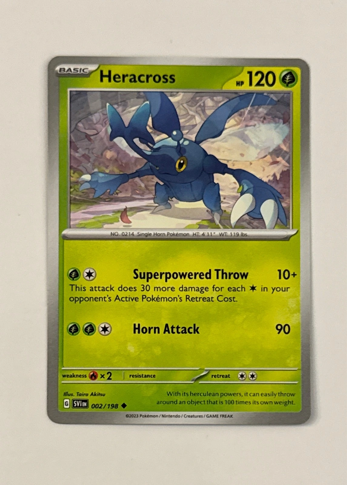 Heracross - Scarlet & Violet #002/198