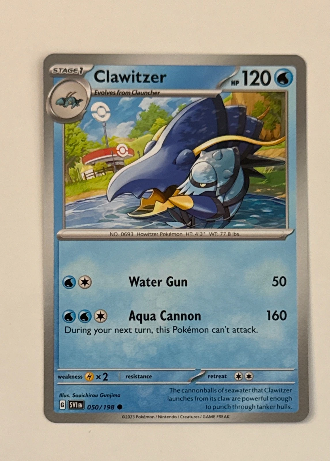Clawitzer - Scarlet & Violet #050/198