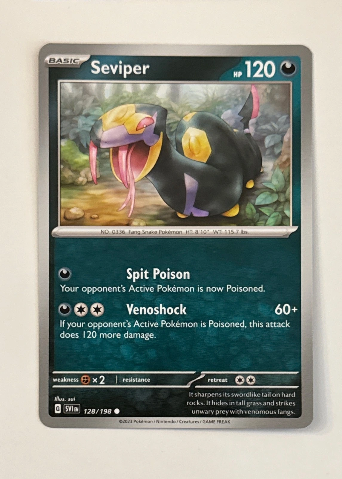Seviper - Scarlet & Violet #128/198