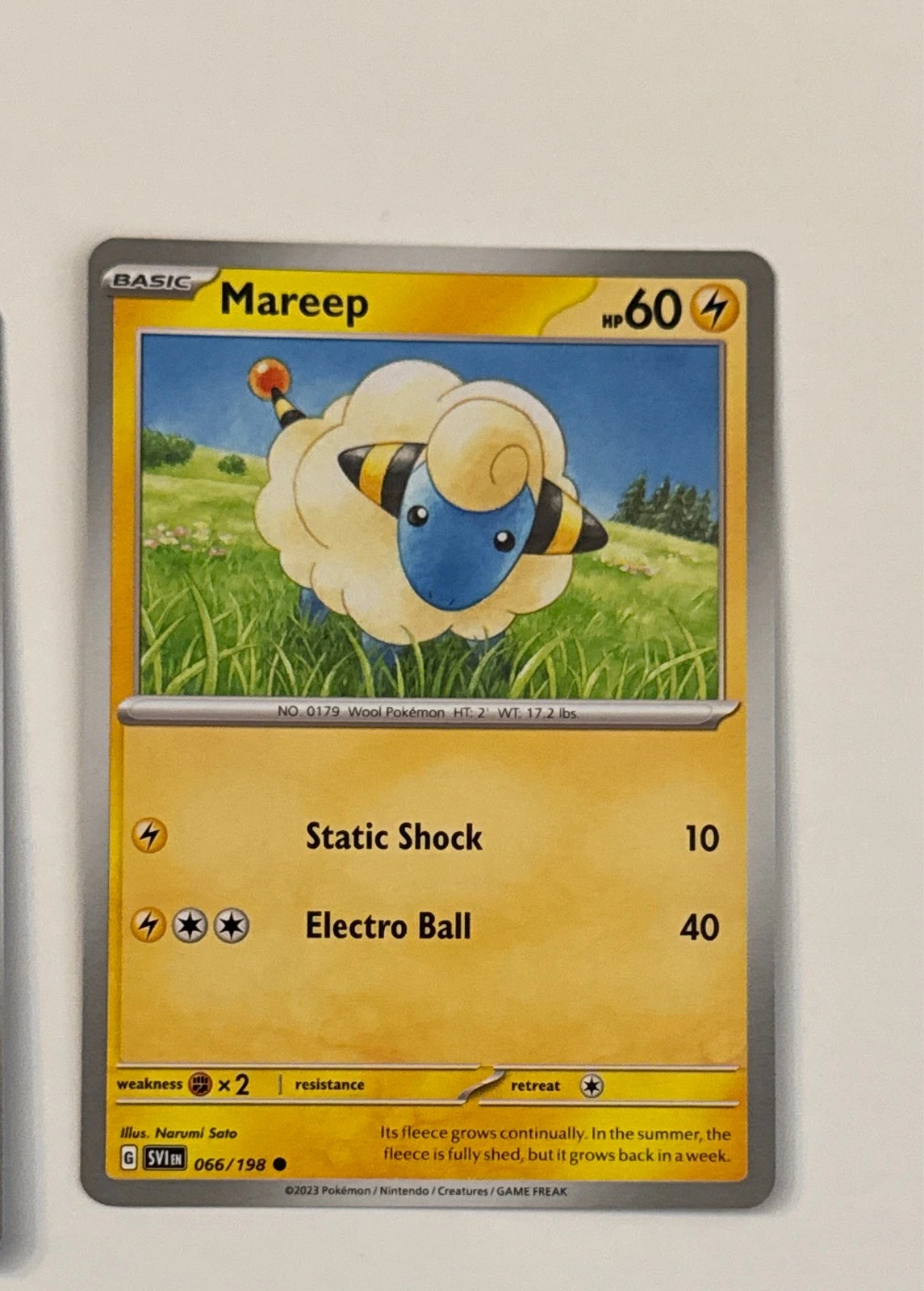 Mareep - Scarlet & Violet #066/198