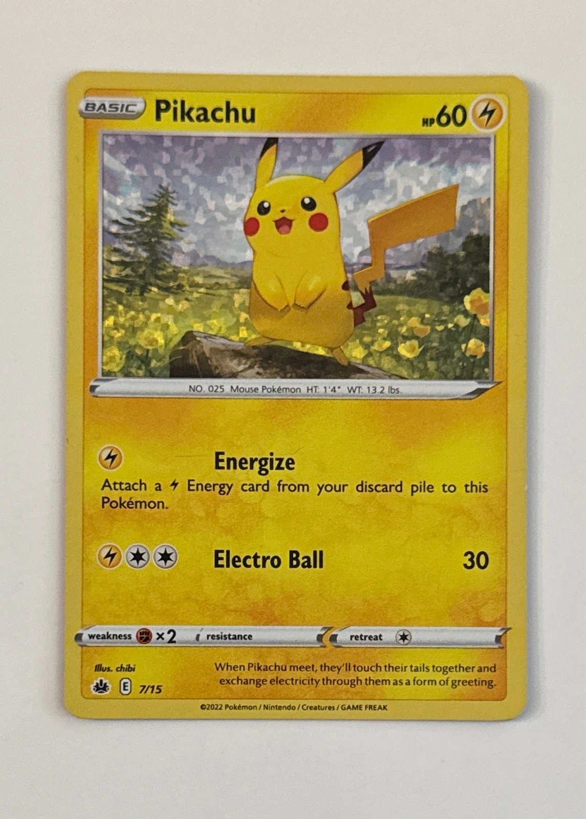 Pikachu - Pokémon McDonald's Collection 2022 #7/15