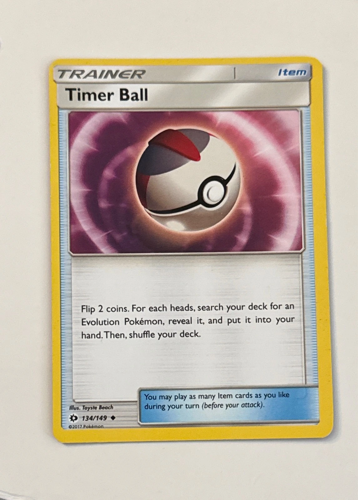Timer Ball - Sun & Moon #134/149