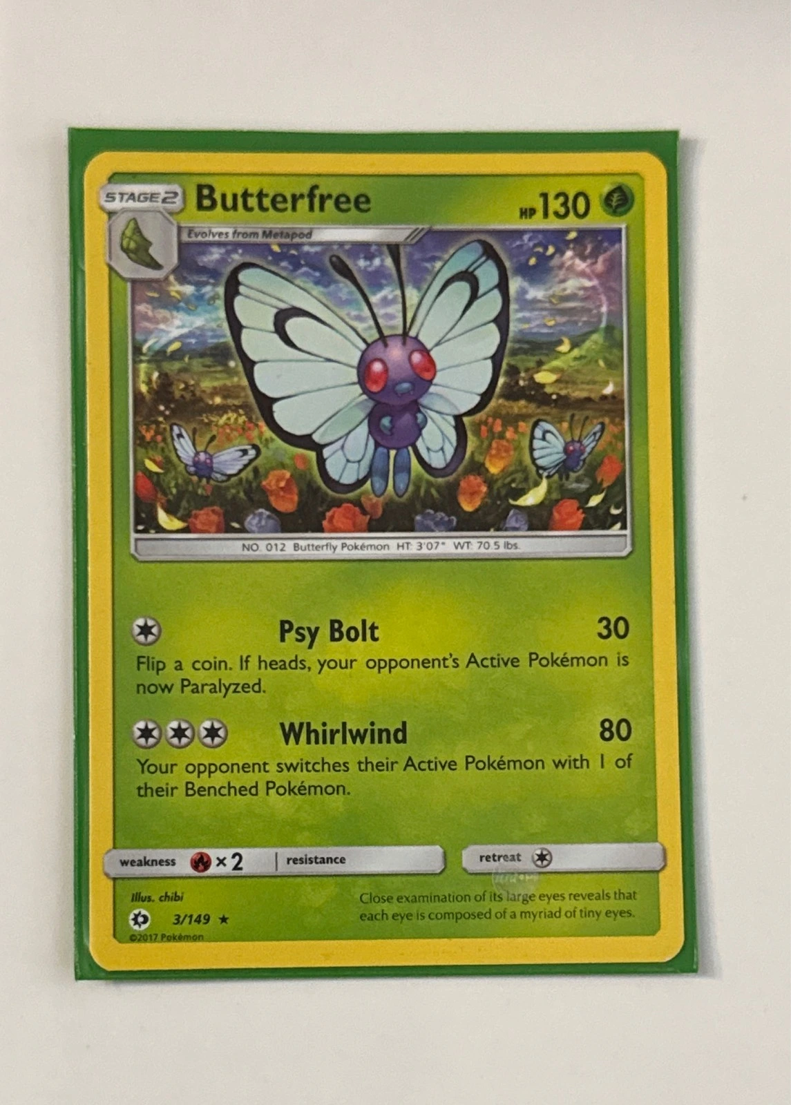 Butterfree - Sun & Moon #3/149