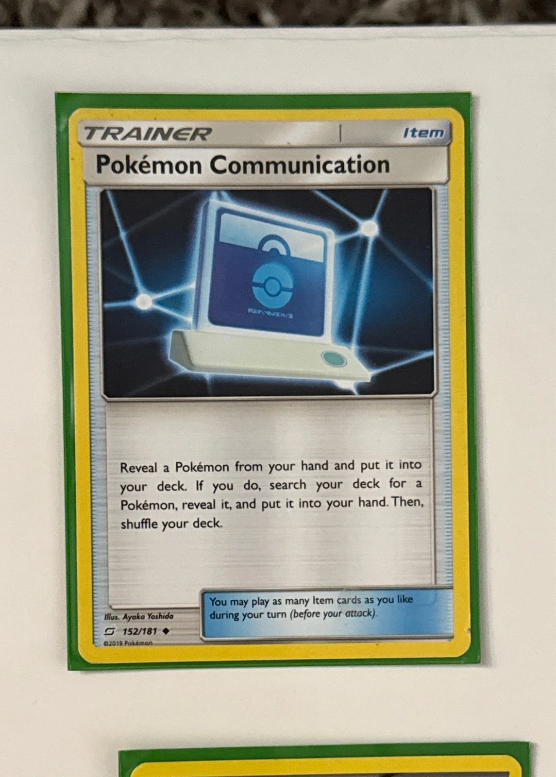 Pokémon Communication - Team Up #152/181