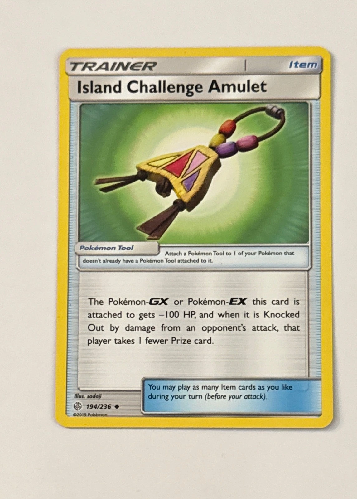 Island Challenge Amulet - Unified Minds #194/236