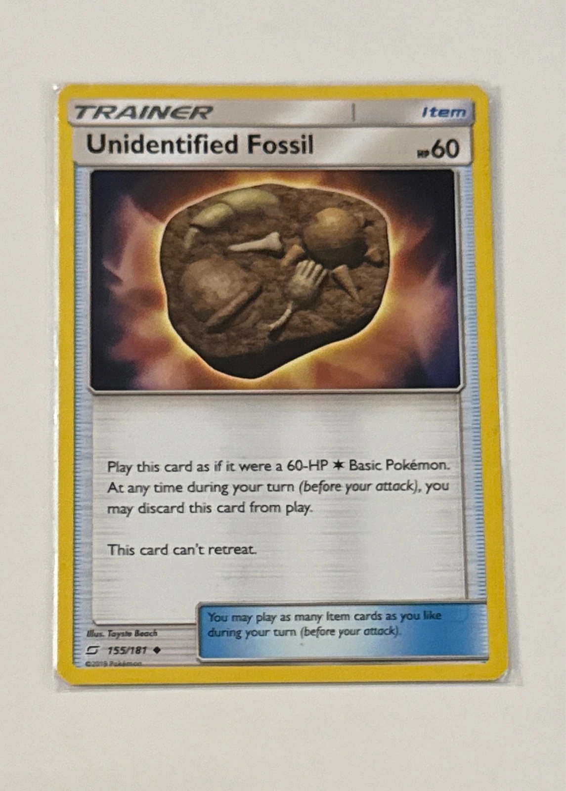 Unidentified Fossil - Team Up #155/181