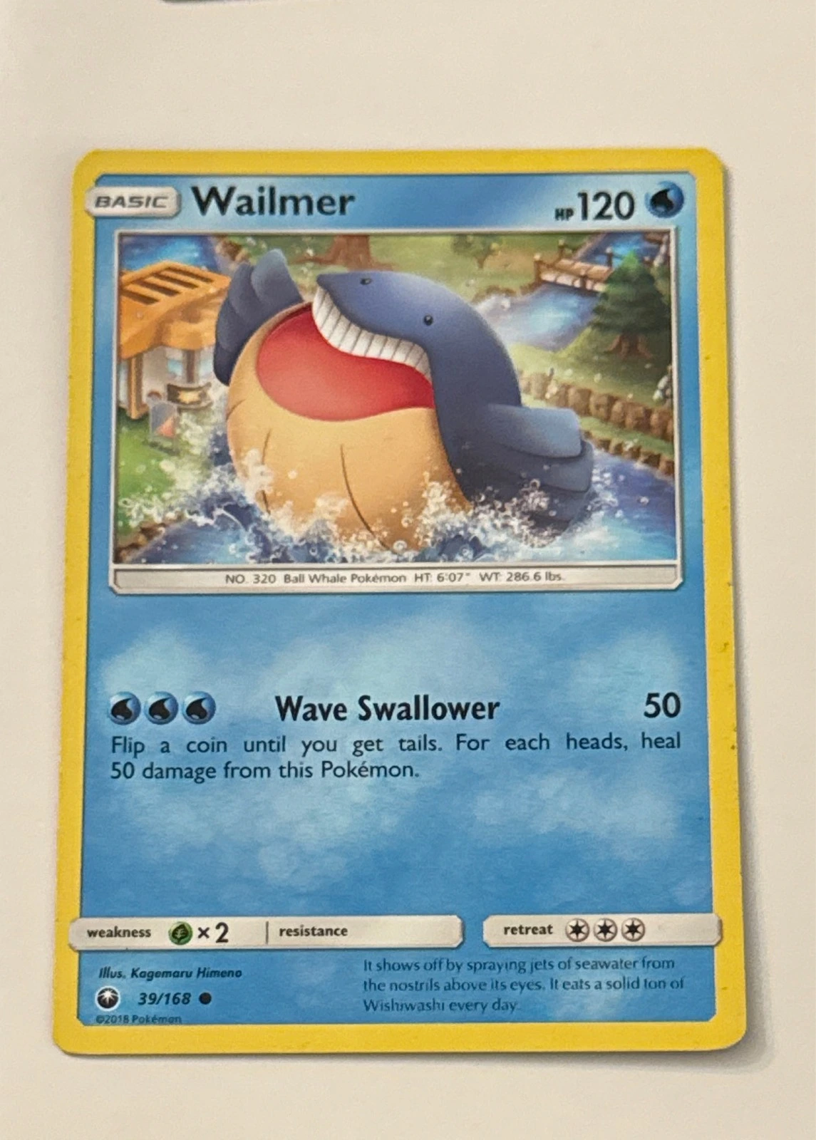 Wailmer - Celestial Storm #39/168