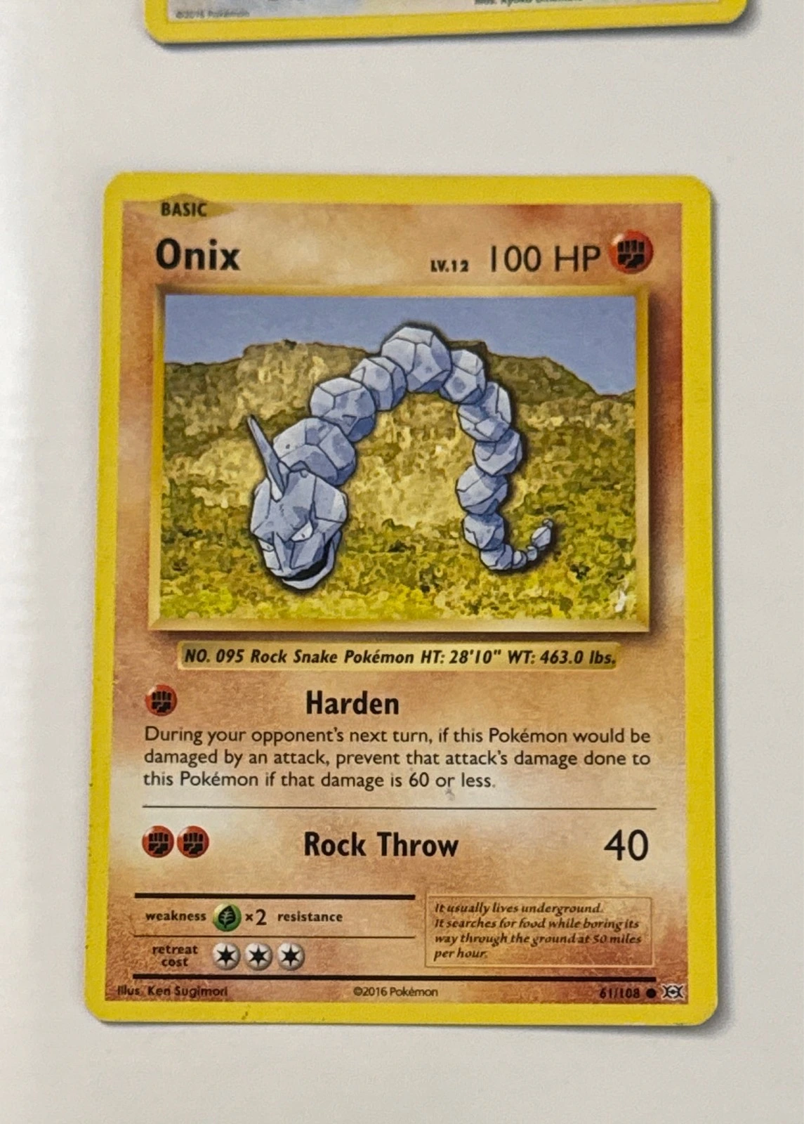 Onix - Pokémon Evolutions #61/108