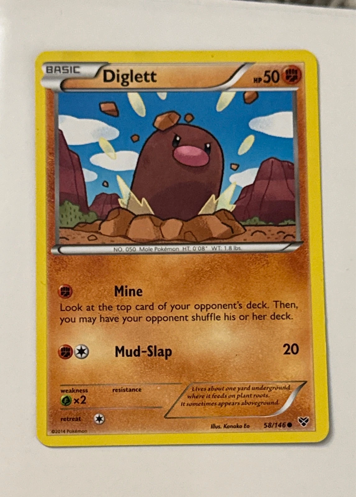 Diglett - XY #58/146
