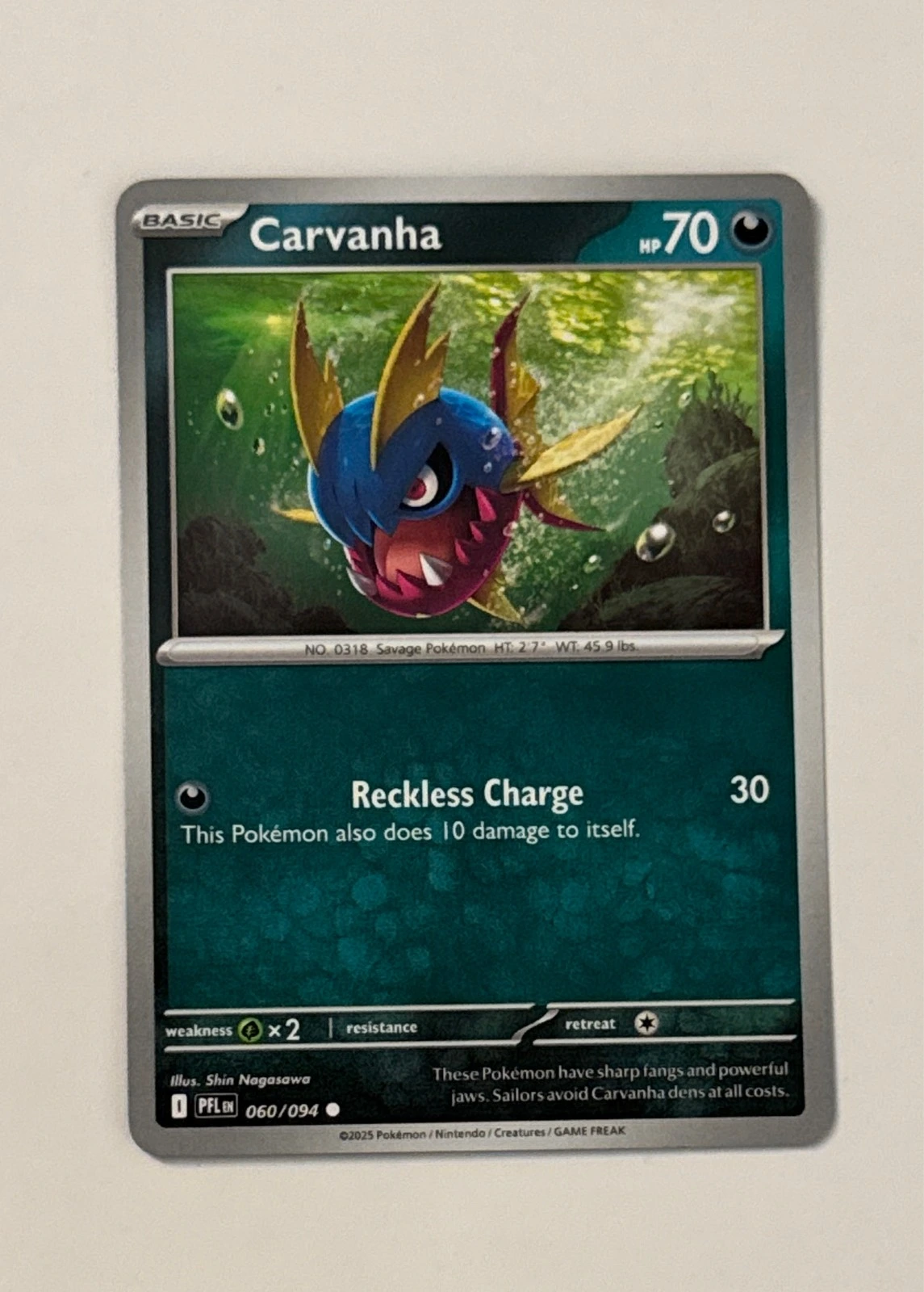 Carvanha - Prismatic Evolutions #060/094