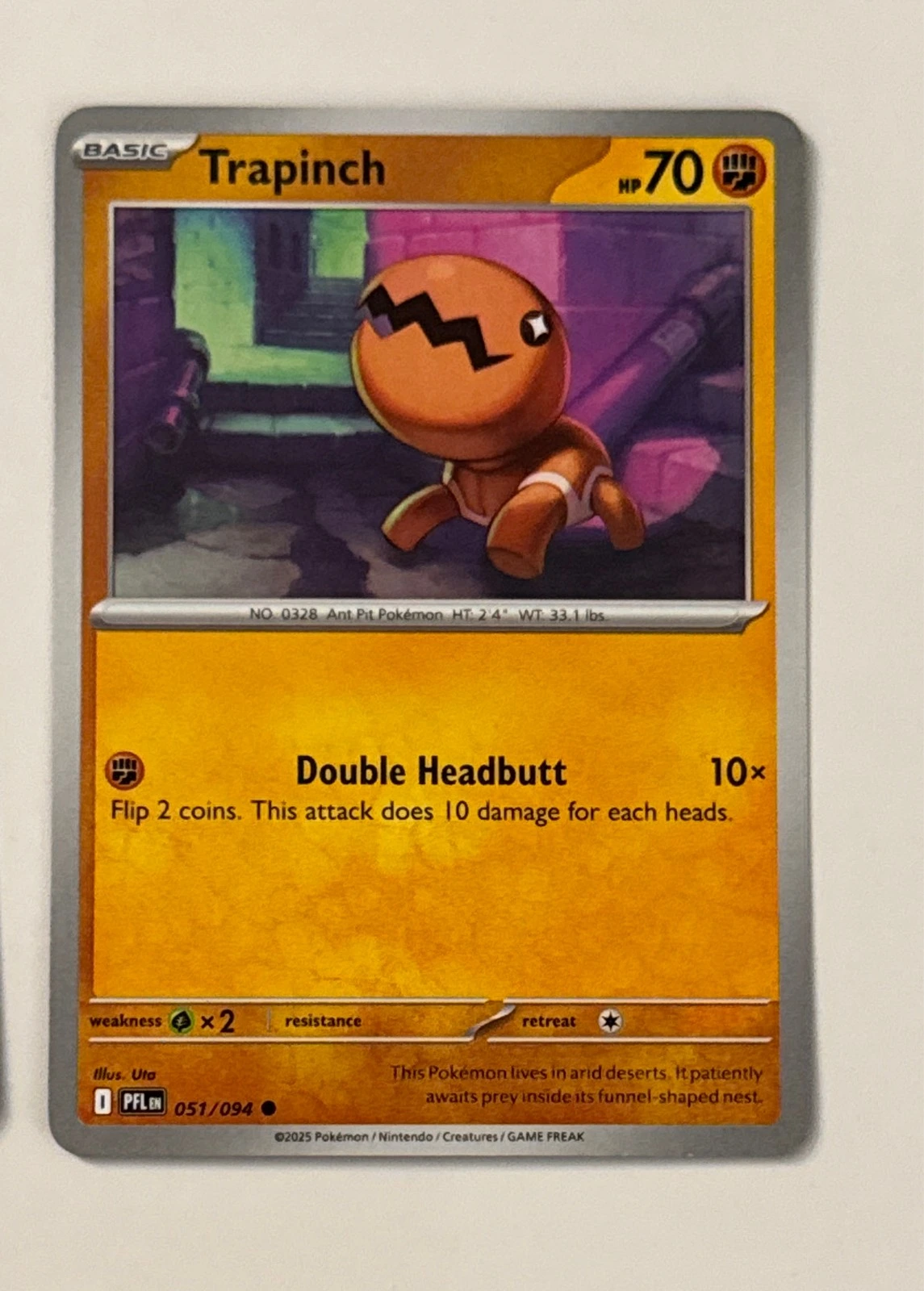 Trapinch - Prismatic Evolutions #051/094