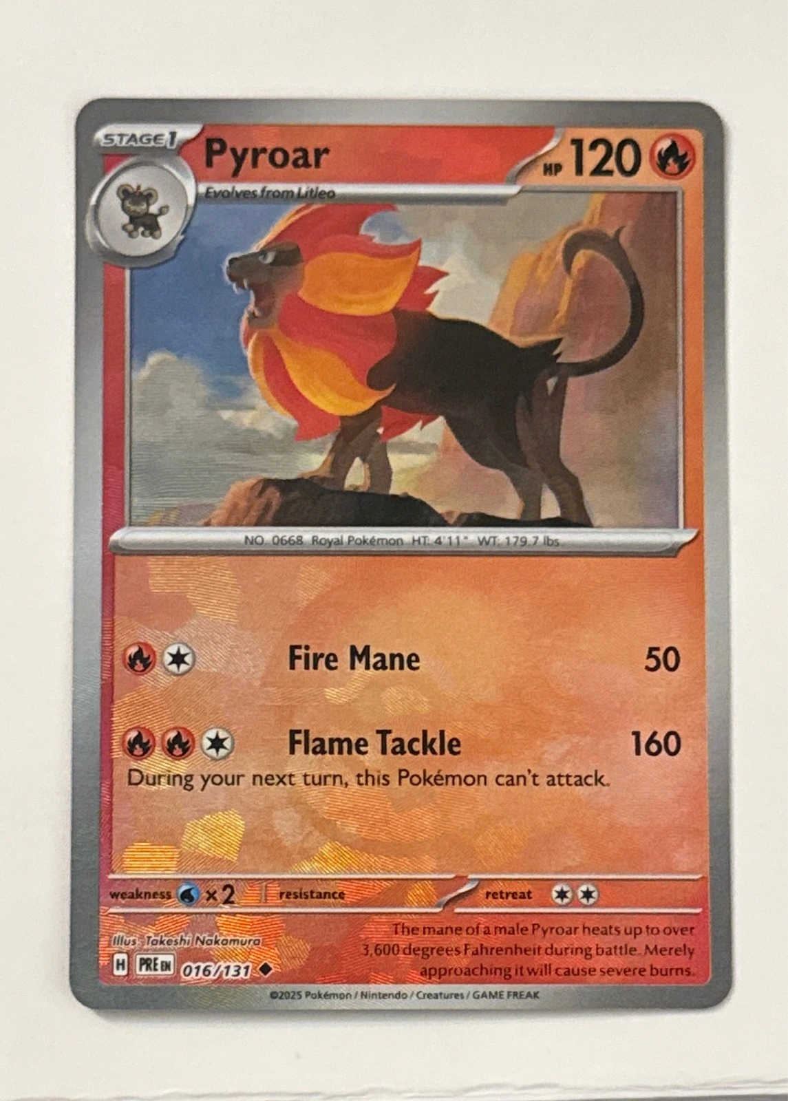 Pyroar - Prismatic Evolutions #016/131