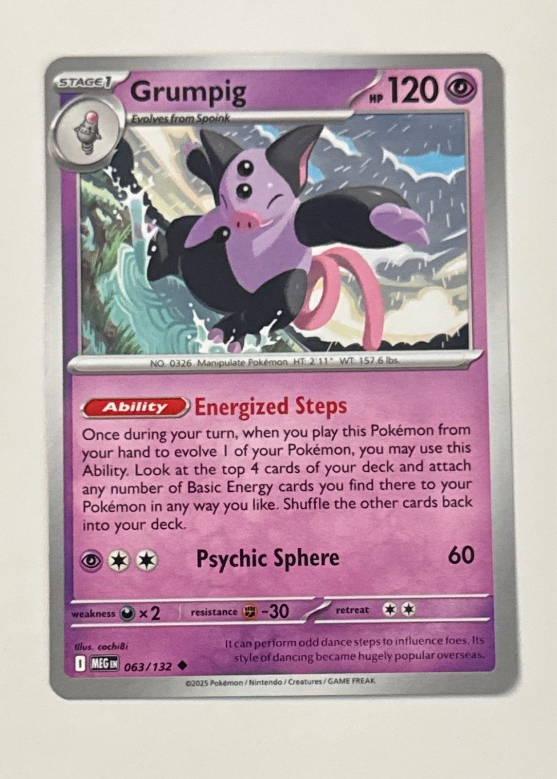 Grumpig - Pokémon TCG: Scarlet & Violet—Prismatic Evolutions #063/132
