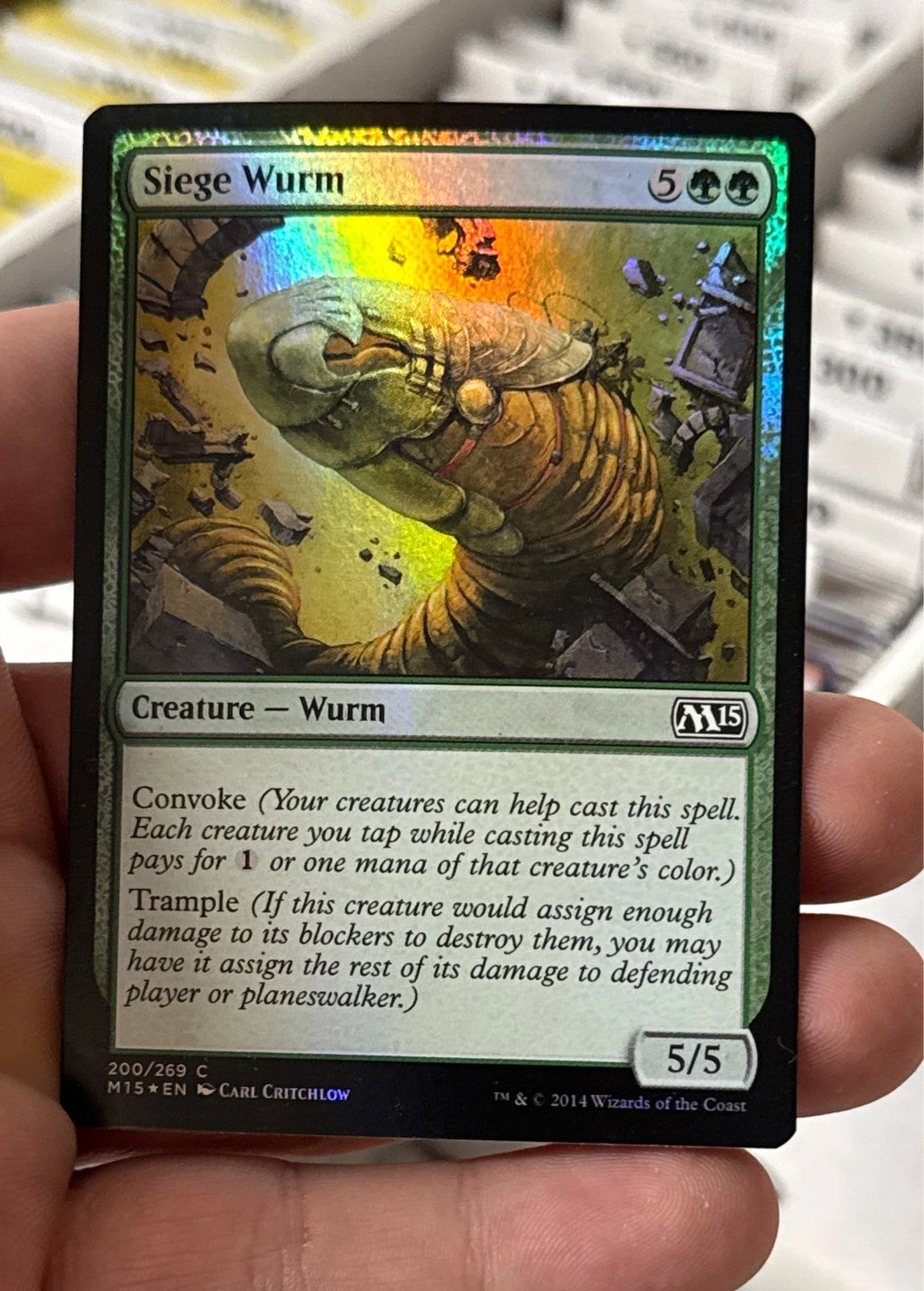 Siege Wurm - Magic 2015 #200/269