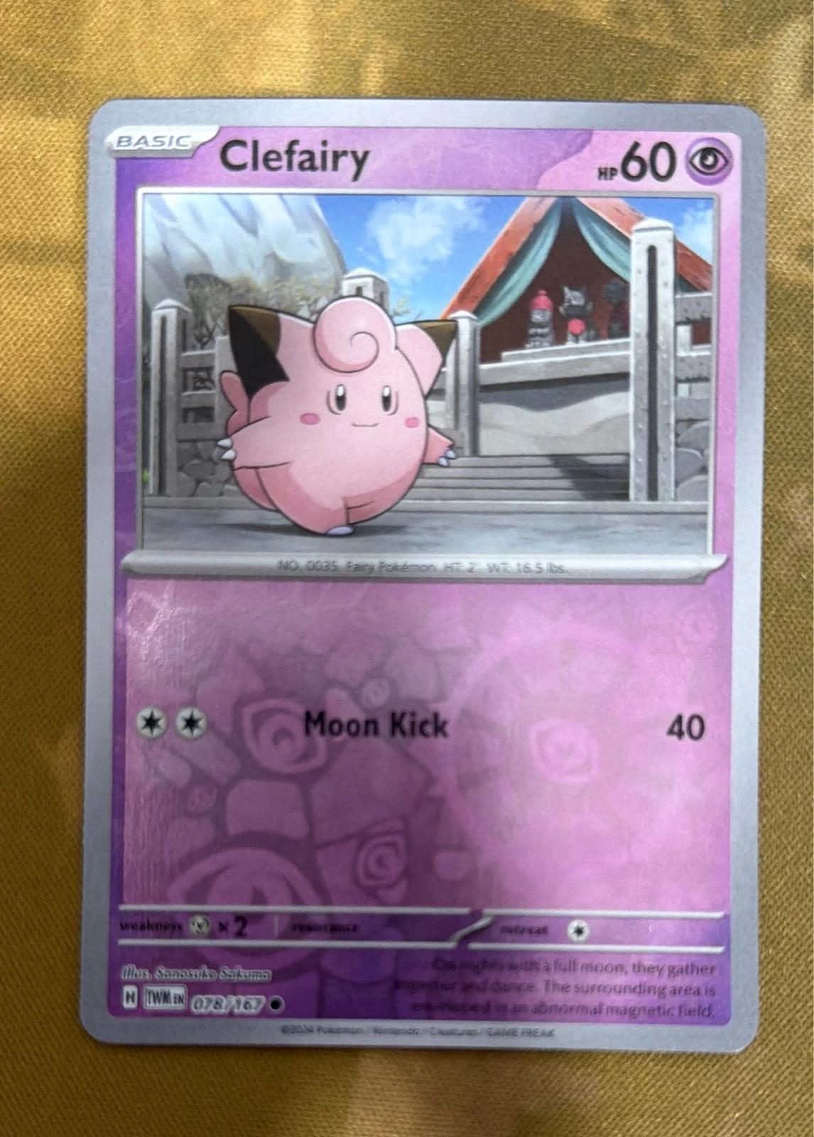 Clefairy - Twilight Masquerade #078/167