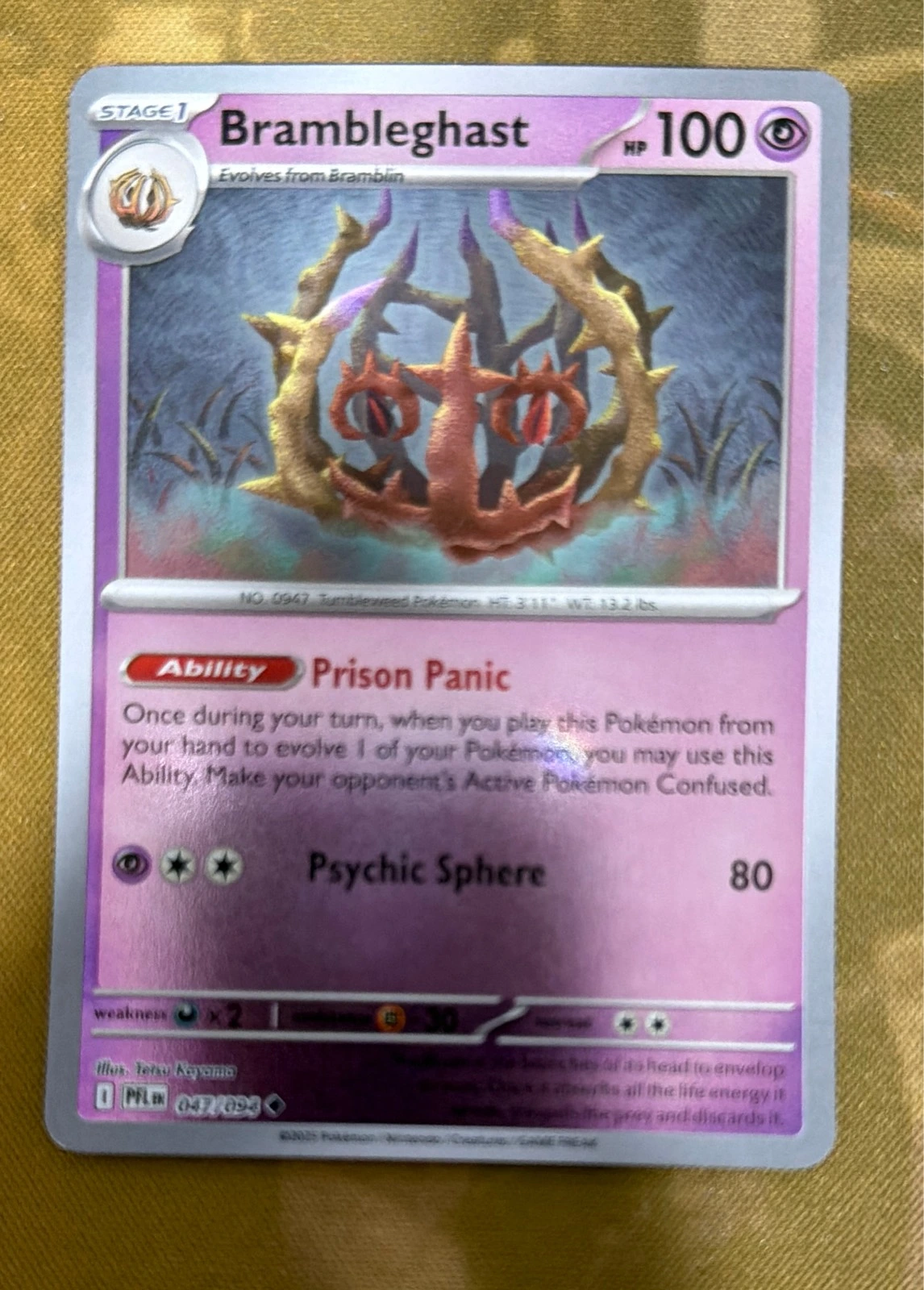 Brambleghast - Paldea Evolved #047/193