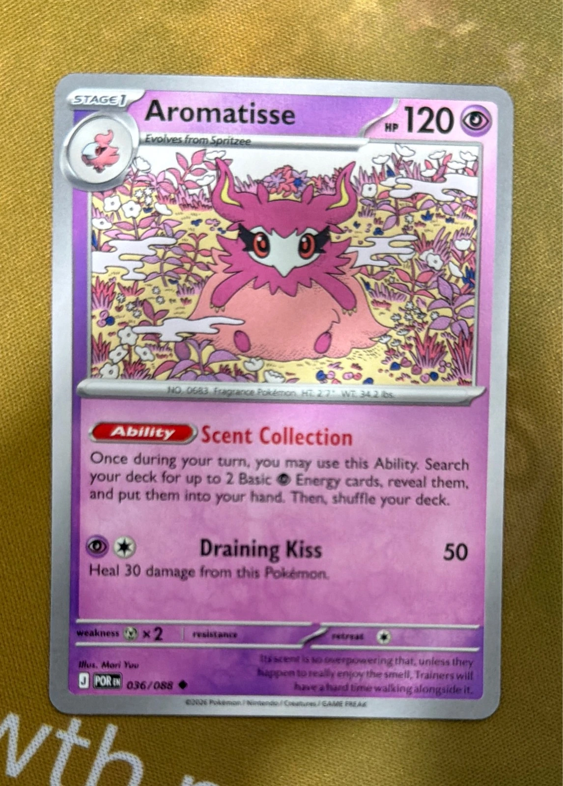 Aromatisse - Pokémon Trading Card Game Classic #036/088