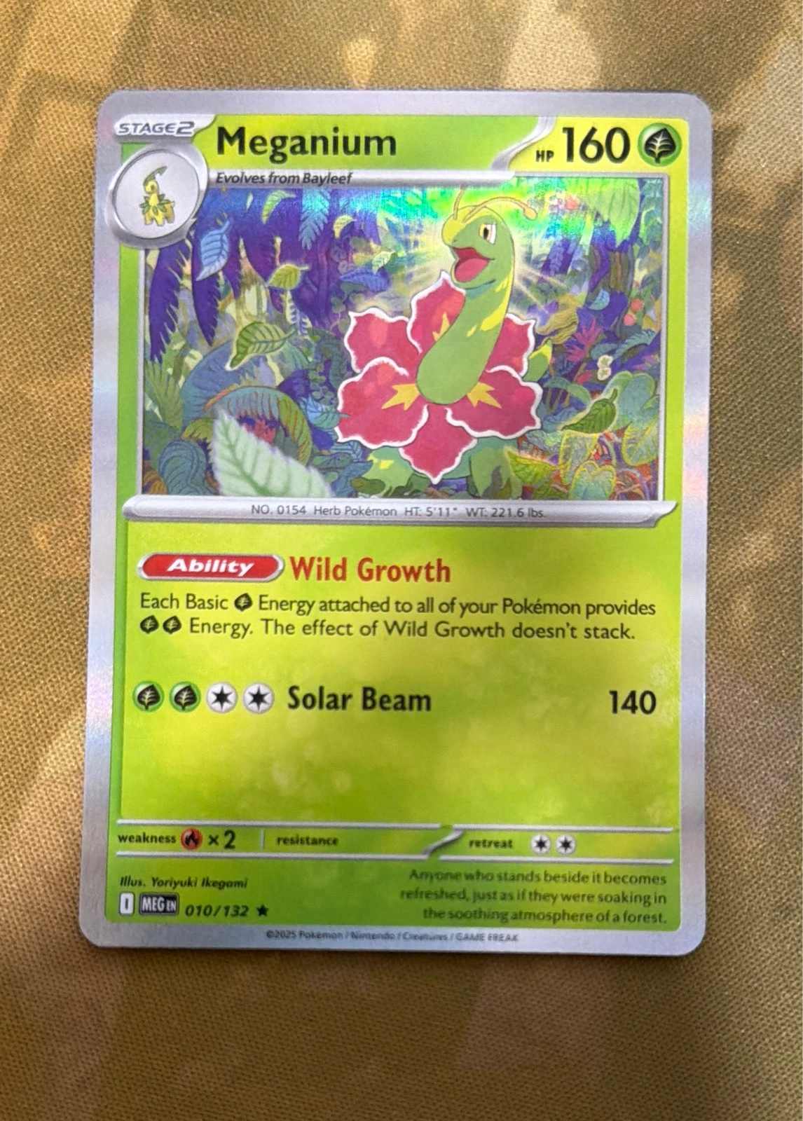 Meganium - Pokémon TCG: Scarlet & Violet—Prismatic Evolutions #010/132