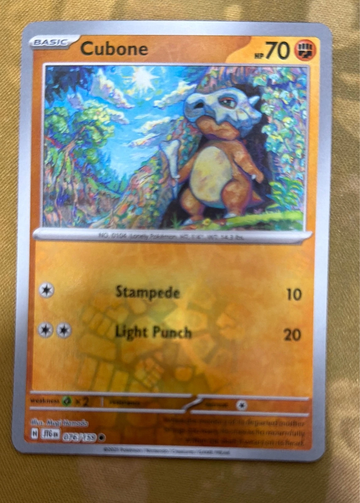 Cubone - Pokémon 151 #076/165