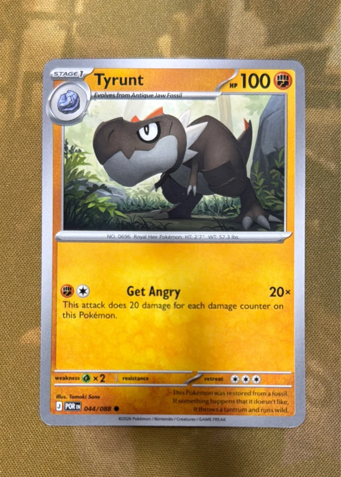 Tyrunt - Pokémon #044/088