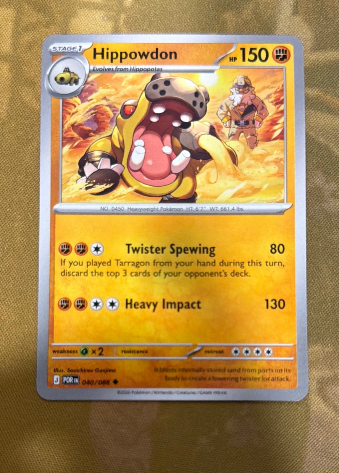 Hippowdon - Pokémon #040/088