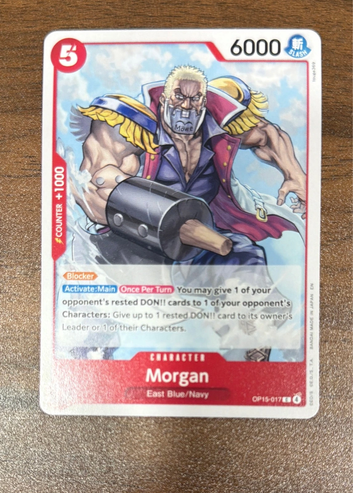 Morgan - Wings of the Captain #OP15-017