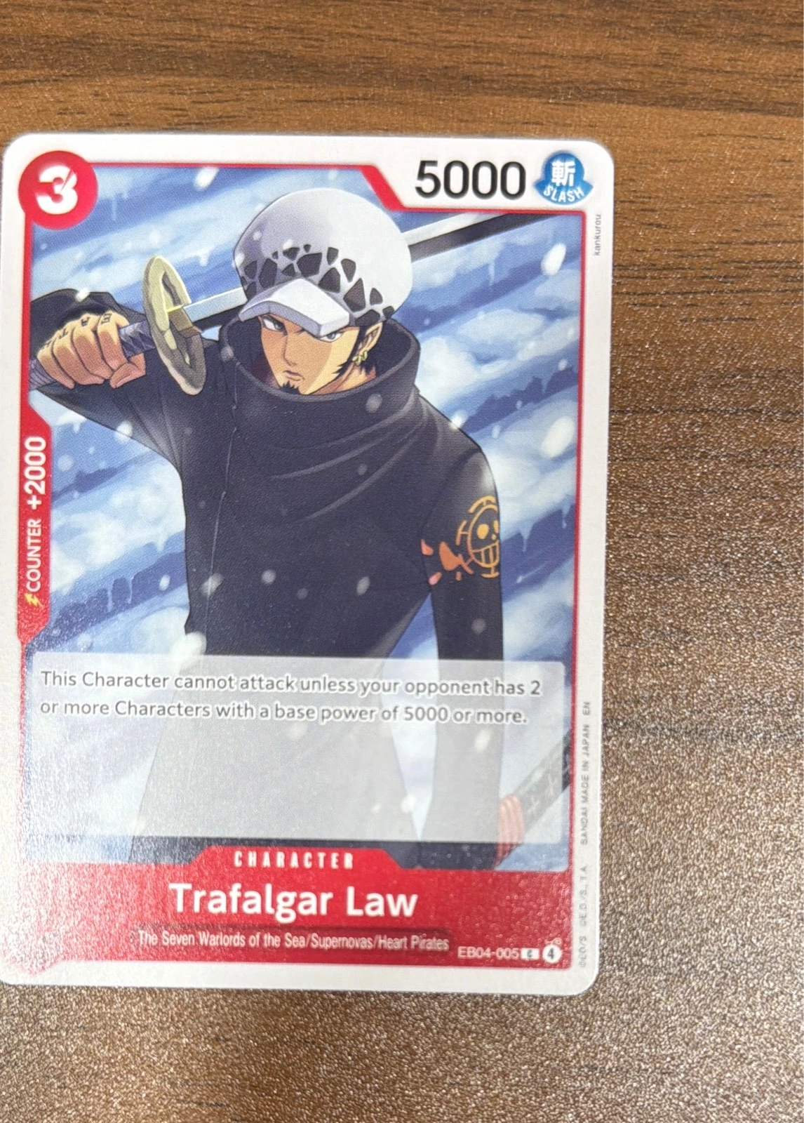 Trafalgar Law - Extra Booster Memorial Collection #EB04-005