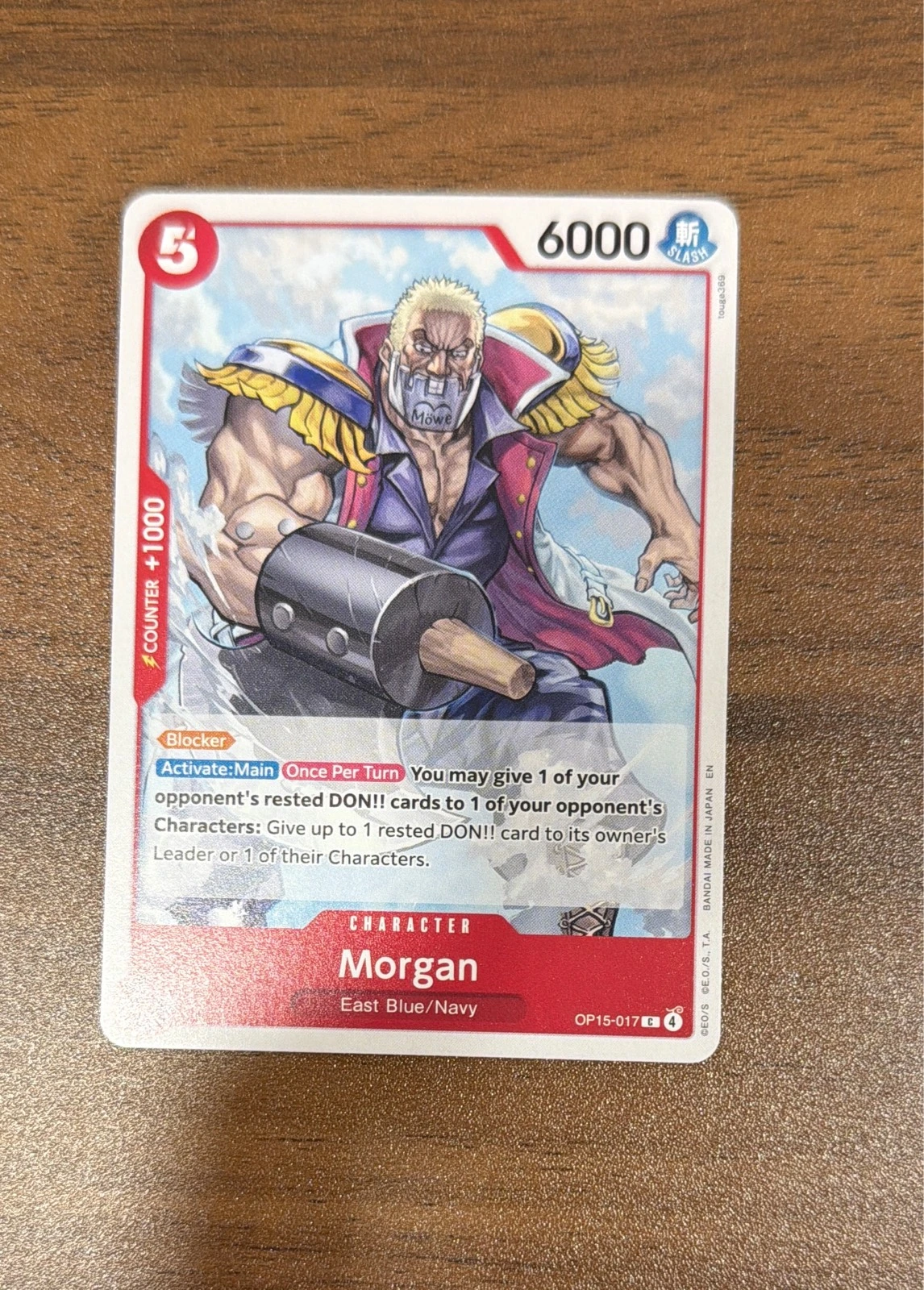Morgan - Wings of the Captain #OP05-017