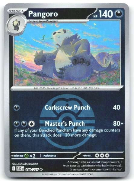 Pangoro - Ascended Heroes #140/217