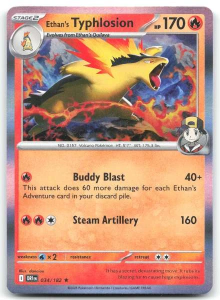 Ethan's Typhlosion - Destined Rivals #034/182