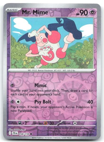 Mr. Mime - Journey Together #058/159