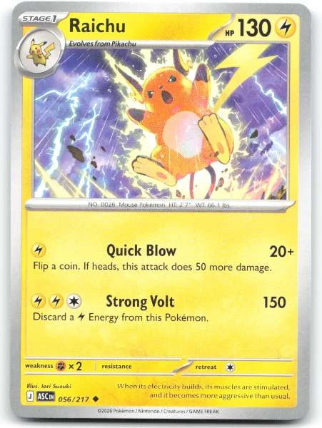 Raichu - Ascended Heroes #056/217