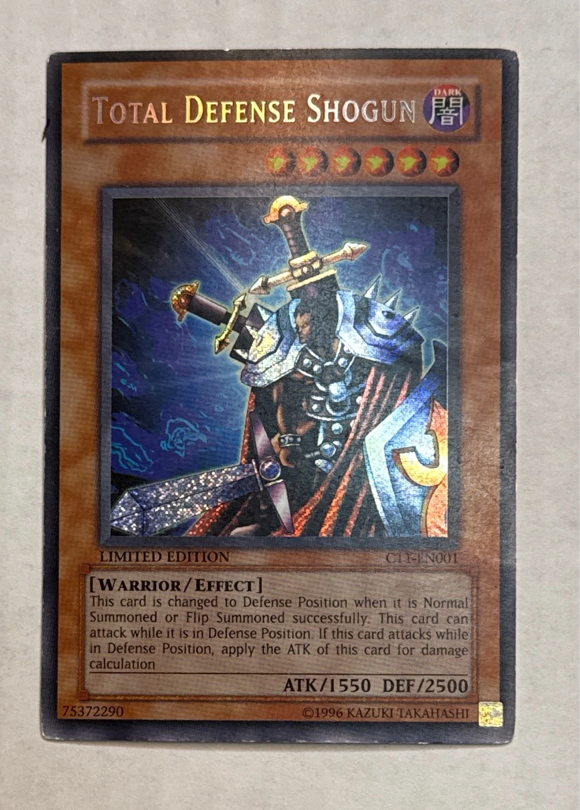 Total Defense Shogun - Champion Pack: Game 1 #CP01-EN001