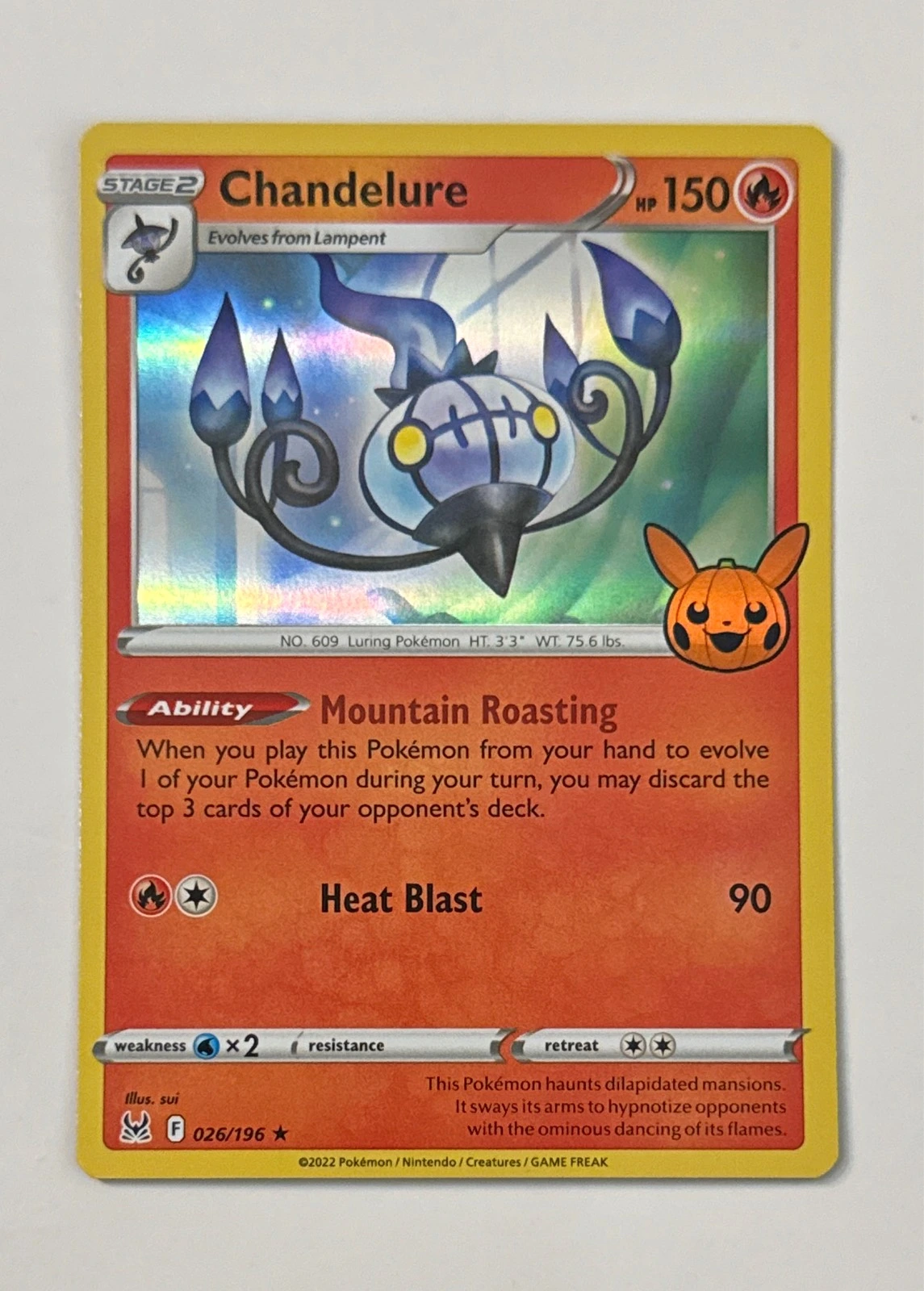 Chandelure - Pokémon Trick or Trade BOOster Bundle #026/196