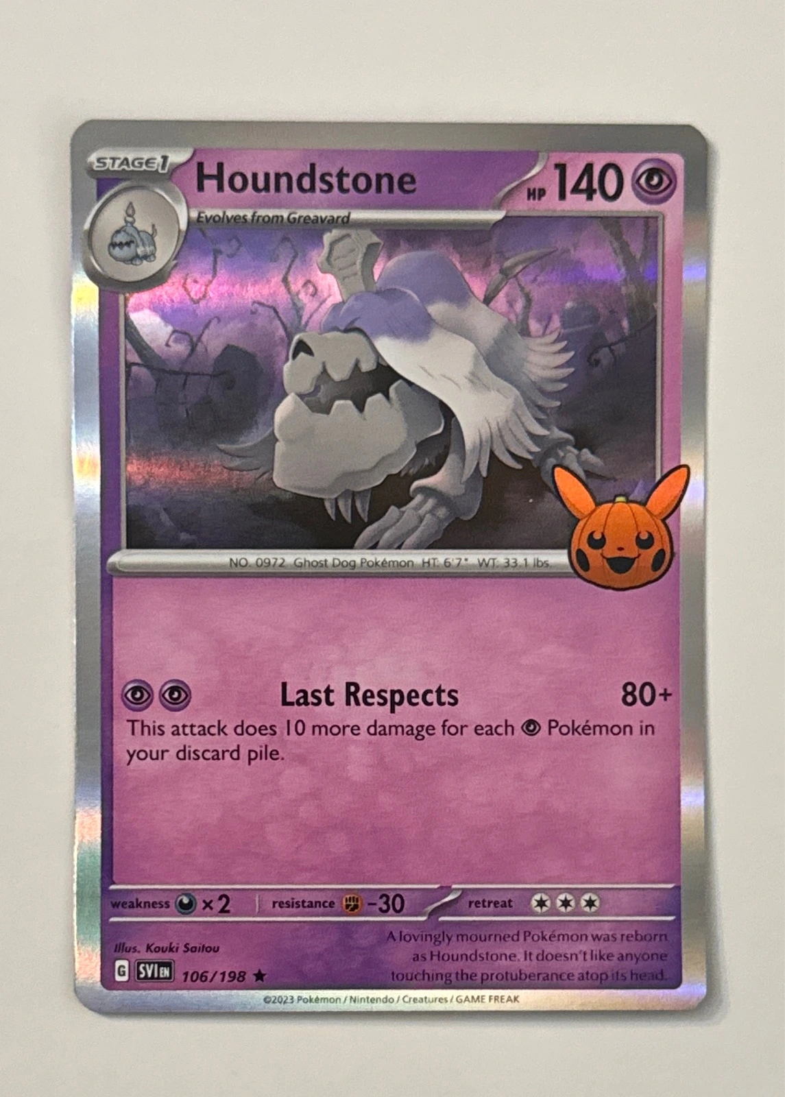Houndstone - Scarlet & Violet #106/198