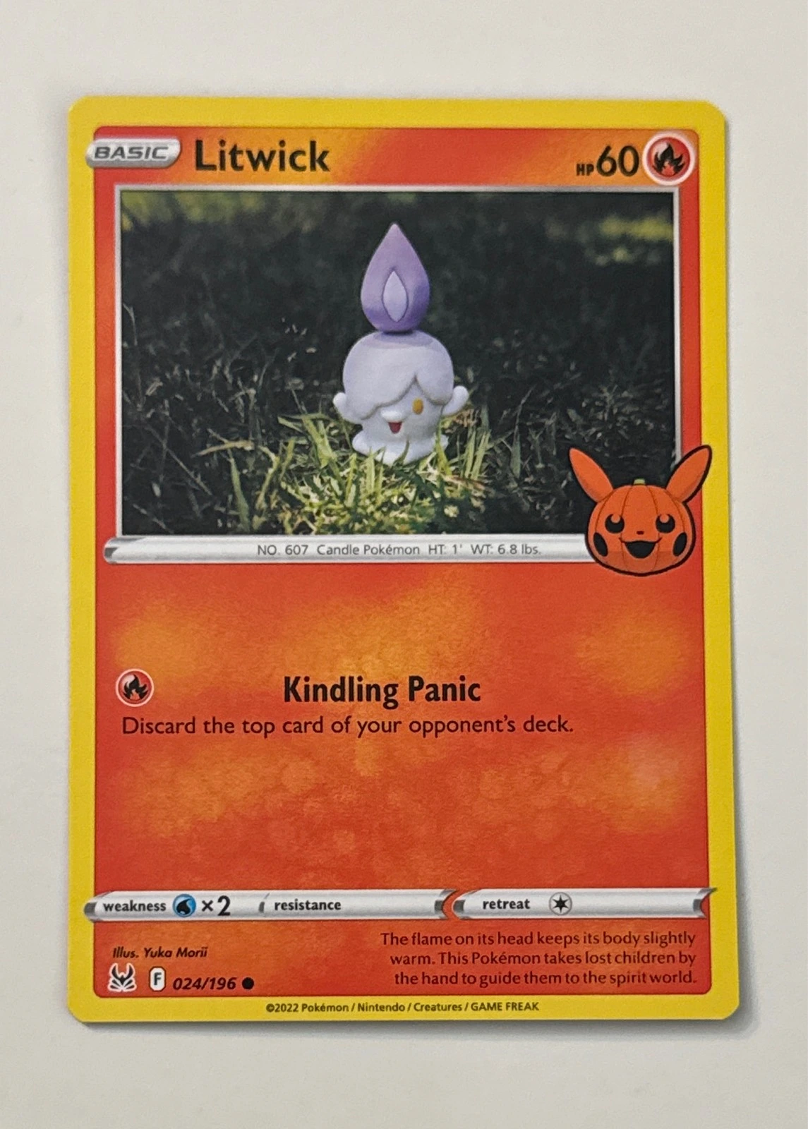 Litwick - Pokémon Trick or Trade BOOster Bundle #024/196