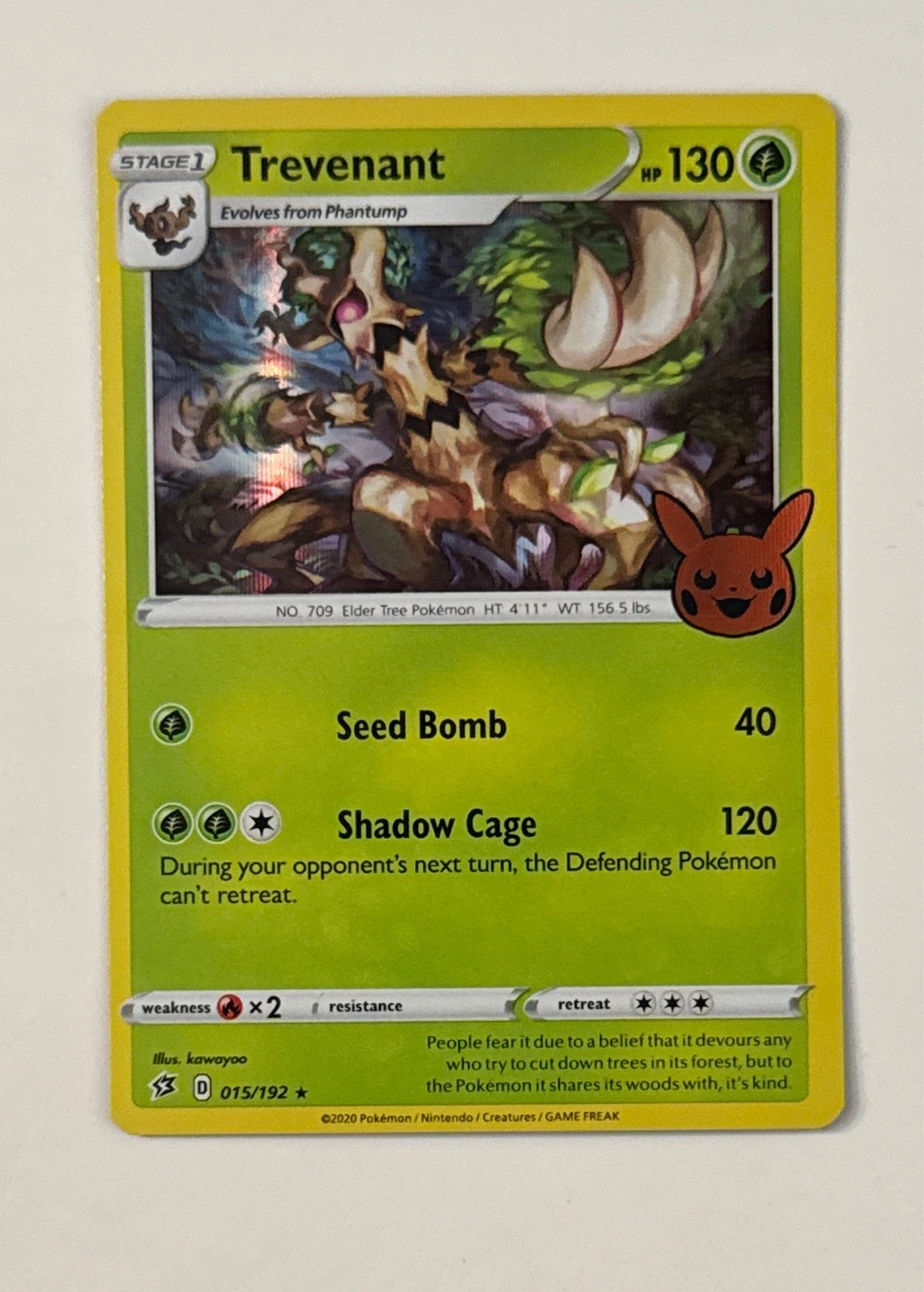 Trevenant - Pokémon 25th Anniversary McDonald's Collection #015/192