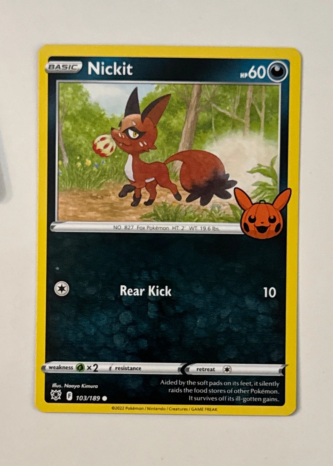 Nickit - Pokémon Trading Card Game: Trick or Trade BOOster Bundle #103/189