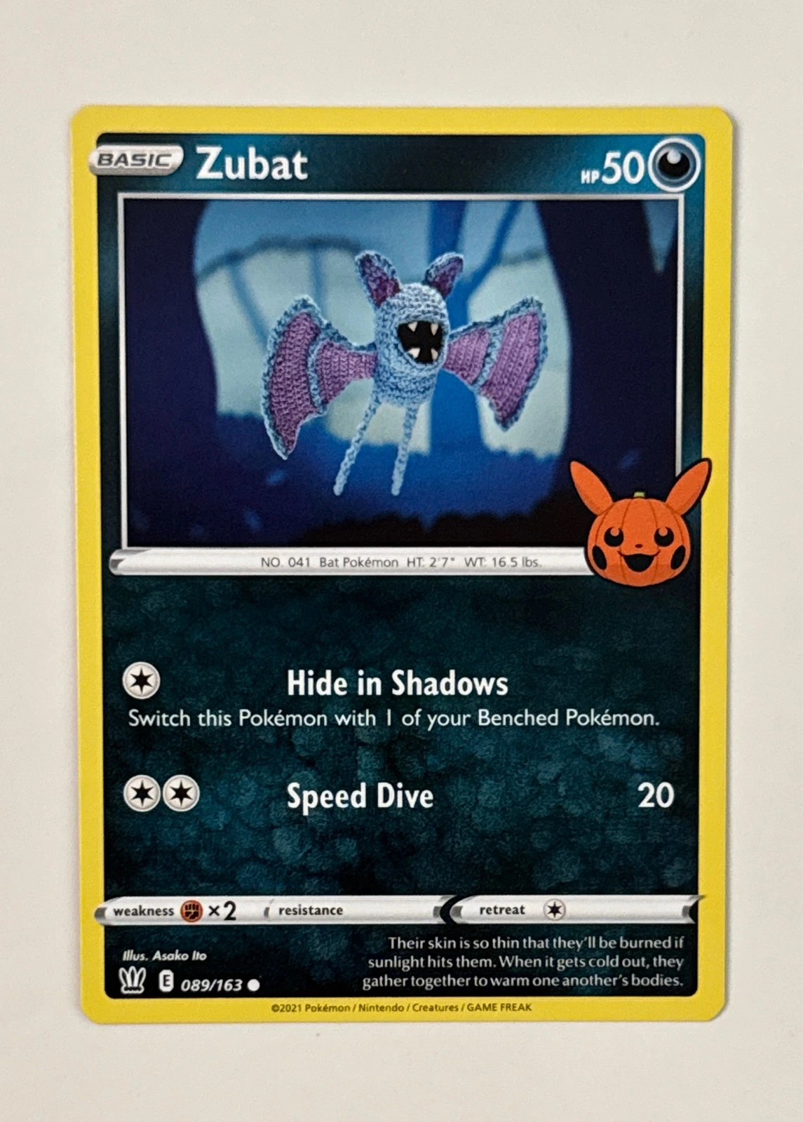 Zubat - Pokémon Trading Card Game: Trick or Trade BOOster Bundle #089/163