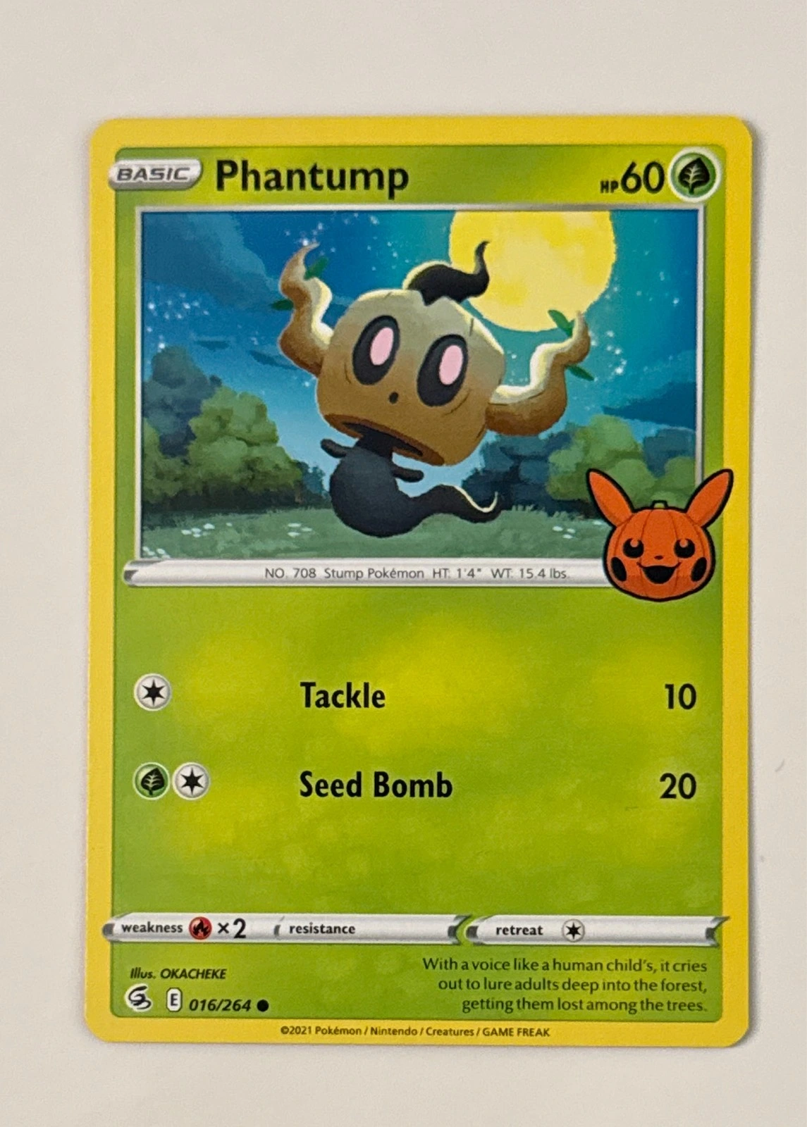 Phantump - Pokémon Trading Card Game: Trick or Trade BOOster Bundle #016/264