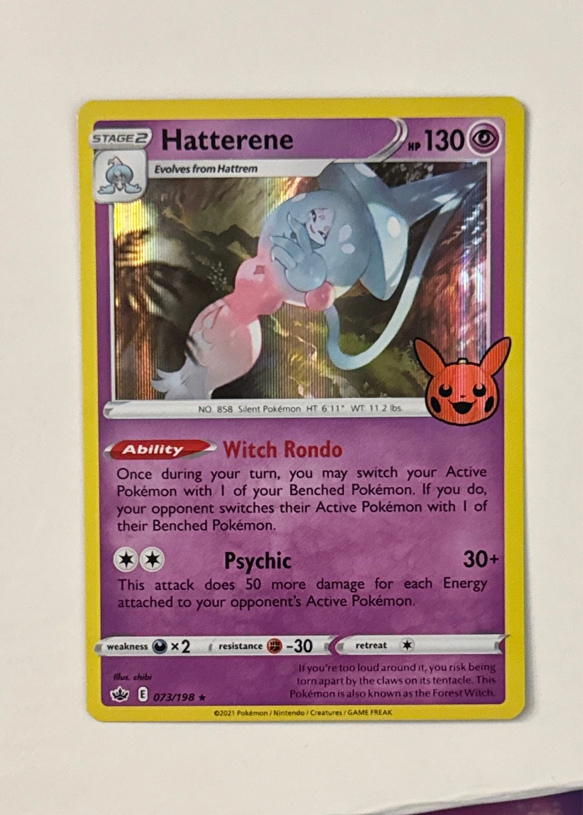 Hatterene - Pokémon Trick or Trade BOOster Bundle #073/198
