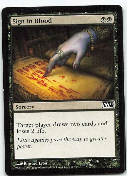 Sign in Blood - Magic 2011 #117/249