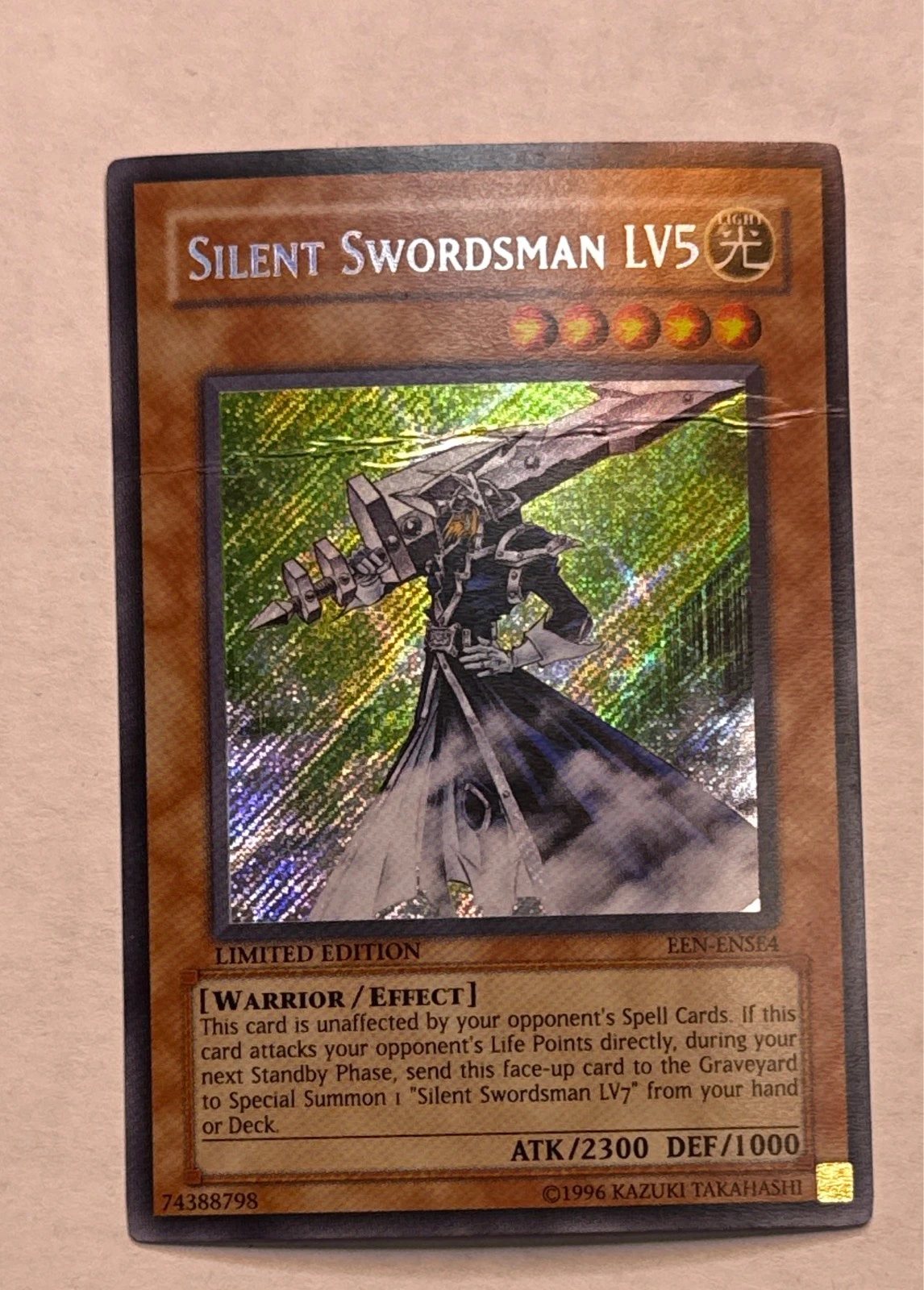 Silent Swordsman LV5 - Elemental Energy #EEN-ENSE4